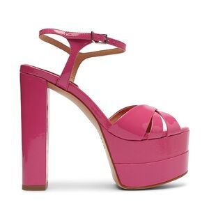 🩷NEW🩷 SCHUTZ Keefa High Nappa Leather Sandal - Pink
